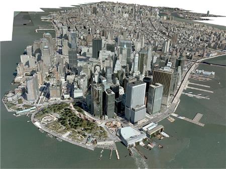 纽约New York City, Manhattan 3D Model