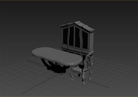 Evermotion Archmode 欧式老家具 桌椅套件