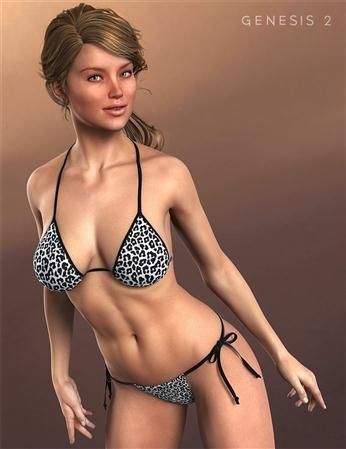 比基尼性感女郎  String Bikini for Victoria 6