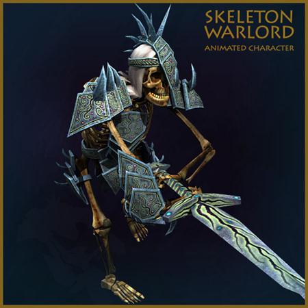 unity3d游戏角色模型Skeleton Warlord骷髅督军