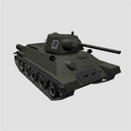 二战坦克T34