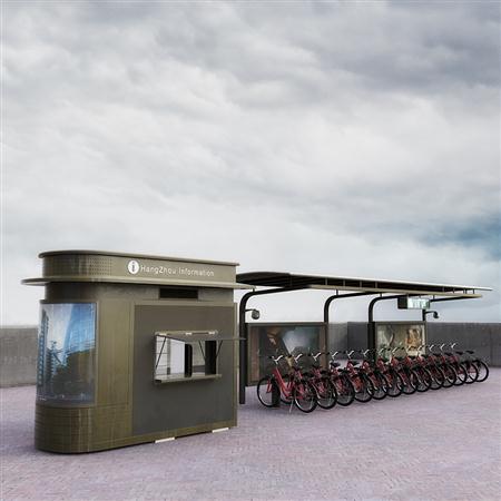 公共设施用品 自行车公共停车棚