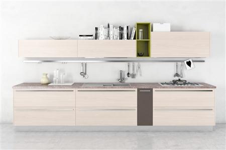 居家厨房装饰3D模型系列 精美的厨房 场景18 大理石灶台