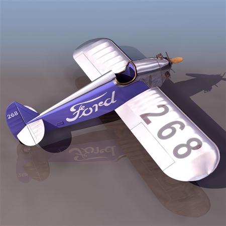 飞机3D模型系列 19-20世纪飞机历史博物馆 美国福特飞机