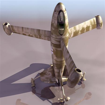 飞机3D模型系列 19-20世纪飞机历史博物馆 二战德国飞行器