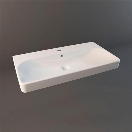 现代简约方形浅盆洗手池3
