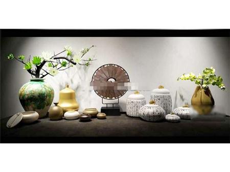 新中式陶瓷工艺品装饰摆件
