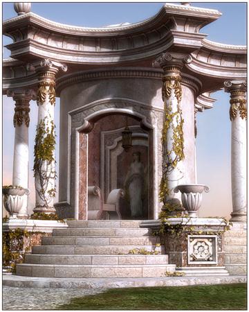 Renderosity Palladio – Roman Props & Scene 罗马道具和场景