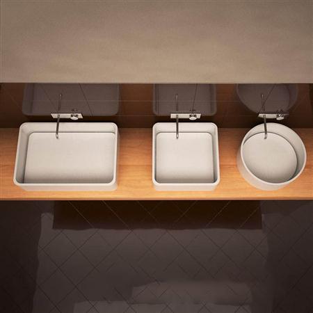 极简主义陶瓷洗手池