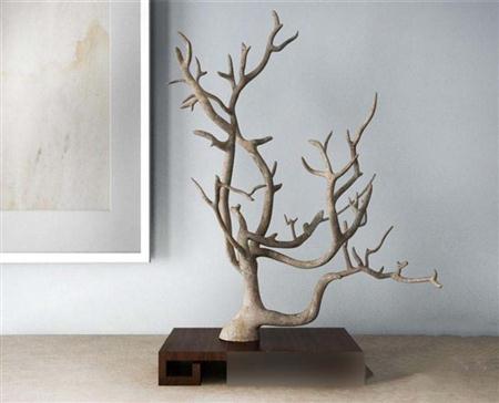 现代中式装饰树干枝