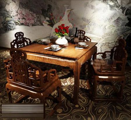中式餐桌椅（3）