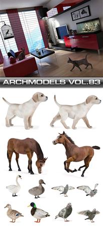 Archmodels vol 83 动物模型