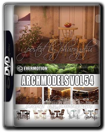 Evermotion Archmodels Vol 54 餐厅家具