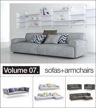 Model+model: Vol.07 Sofas+armchairs 沙发+扶手椅模型
