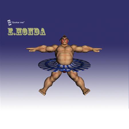 街霸人物模型系列 E.HONDA