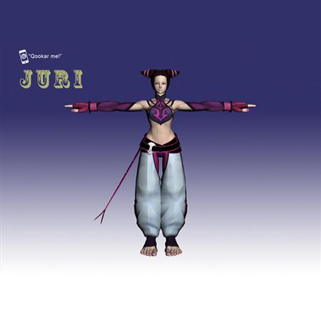街霸人物模型系列 JURI
