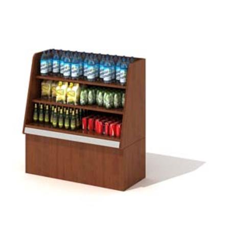 饮品货架 Beverage shelf