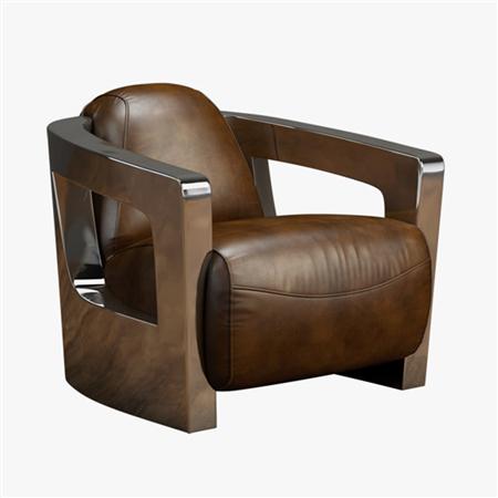 沙发椅 Atlantic Coupe Leather Chair