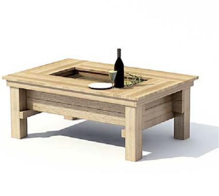 古典木质酒桌