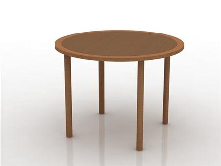 木质小圆桌